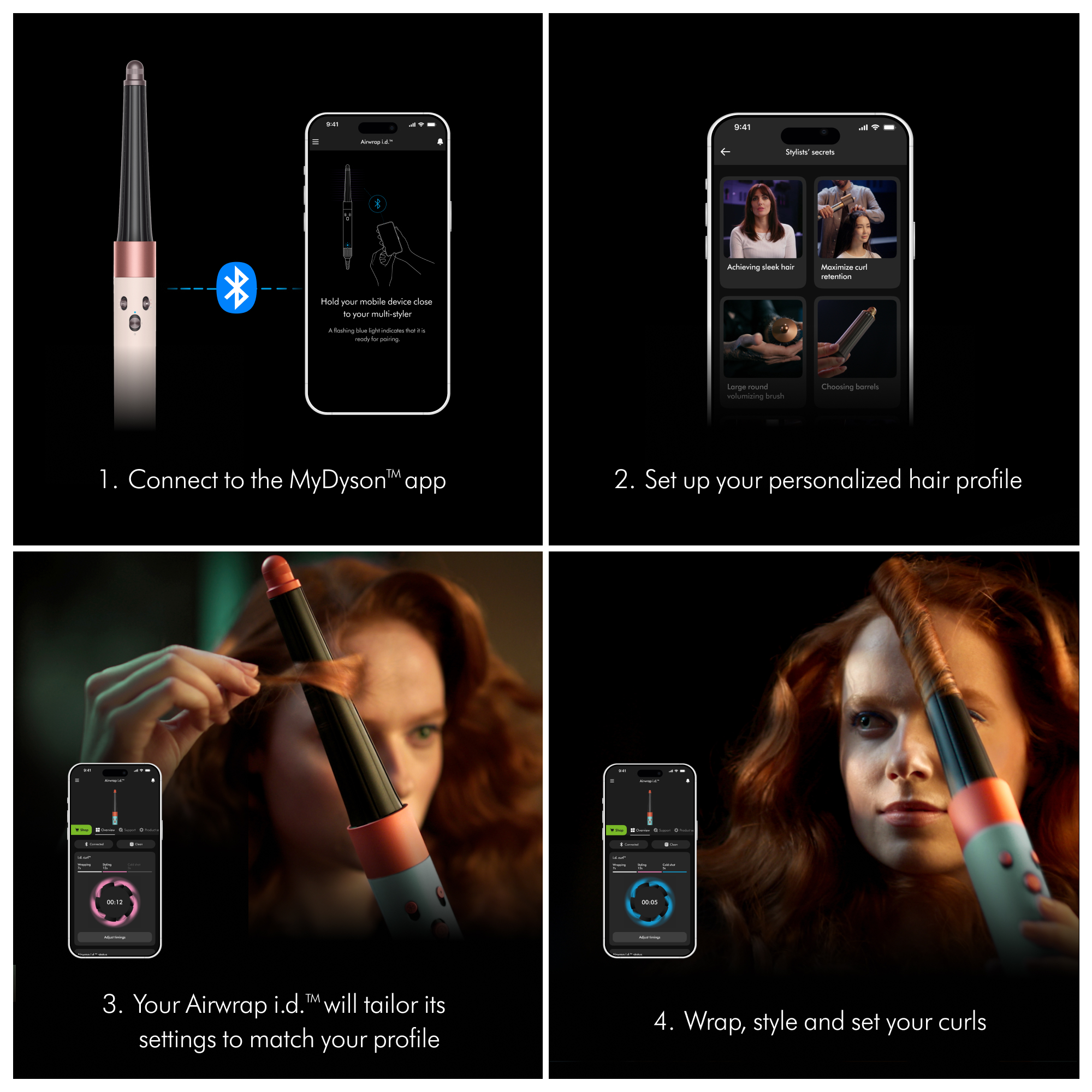 Dyson Airwrap i.d.™ multi-styler Straight+Wavy | Amber Silk